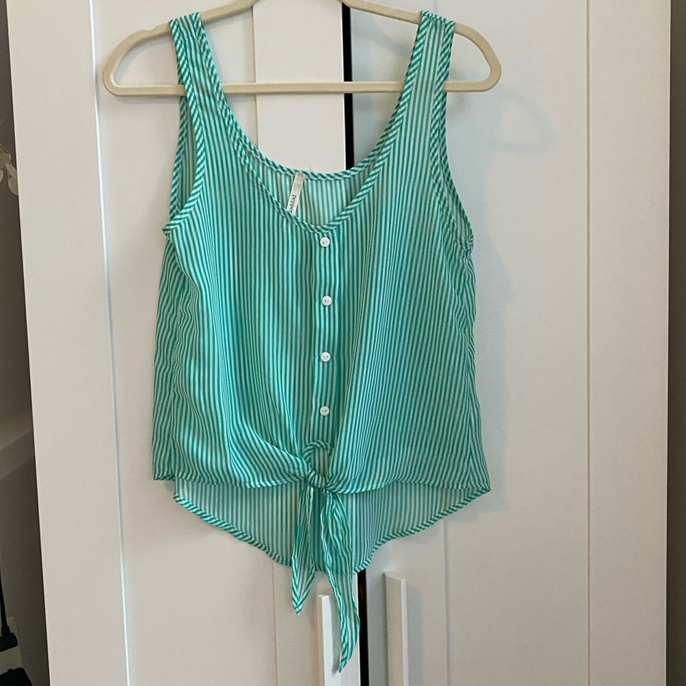 Francesca’s Striped Blouse/Tank